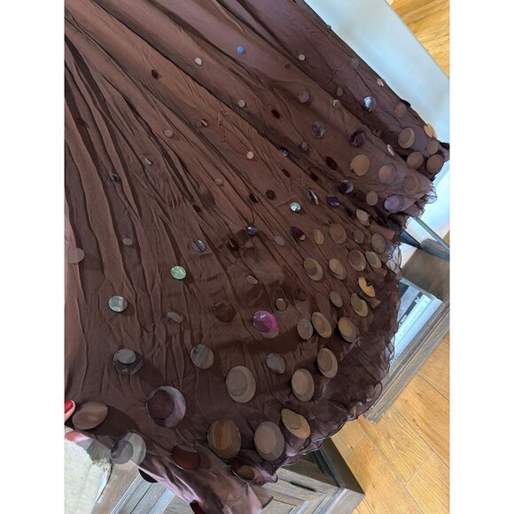 retrofete Helena Strapless Dress Deep Brown Womens Size Small - Picture 11 of 16